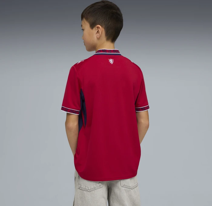 Puma FIFA WM 2026 Tschechien Heimtrikot kurzarm dark cherry/puma navy (Junior)