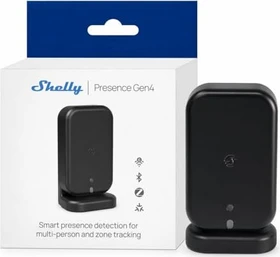 Shelly Presence Gen4 schwarz, Bewegungsmelder mit Lichtsensor (FG3800238072407)