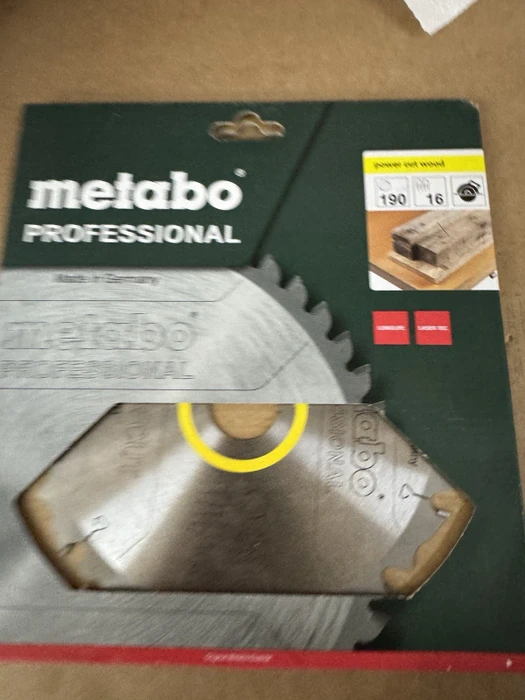 Metabo Power Cut Kreissägeblatt 16Z, 190x1.4x30mm, 1 Stück