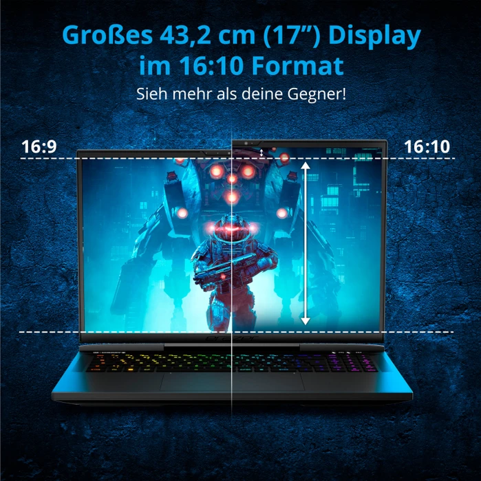 Medion Erazer Beast X40, Core i9-14900HX, 32GB RAM, 1TB SSD, GeForce RTX 4080, DE