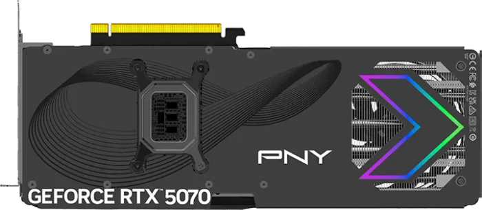 PNY GeForce RTX 5070 ARGB Epic-X RGB Overclocked Triple Fan, 12GB GDDR7, HDMI, 3x DP