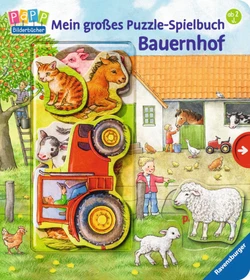 Ravensburger Puzzle Mein großes Puzzle-Spielbuch Bauernhof