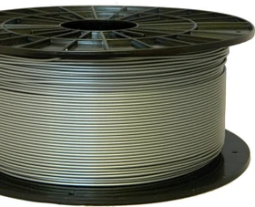 Filament-PM PLA, silver, Spule, 1.75mm, 1.00kg