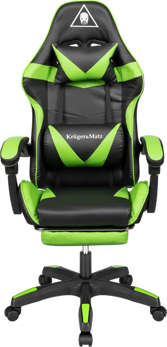 Krüger&Matz Warrior GX-150 Gamingstuhl, schwarz/grün