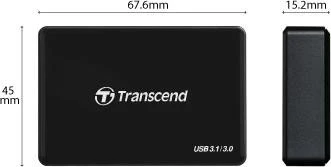 Transcend RDC8 schwarz Multi-Slot-Cardreader, USB 3.0 Micro-B [Buchse]