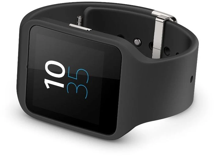 Sony SmartWatch 3 SWR50 Silikon-Armband schwarz