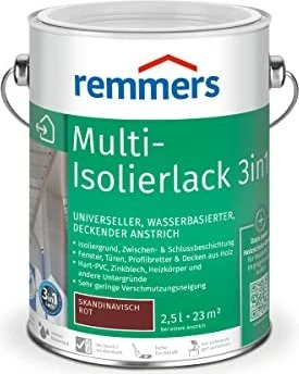 Remmers Multi-Lack 3in1 Metallschutzmittel skandinavisch rot, 2.5l
