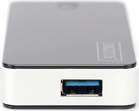 Digitus USB-Hub, 4x USB-A 3.0, USB 3.0 Micro-B [Buchse]