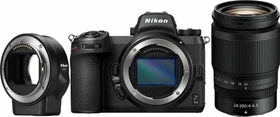Nikon Z 6II mit Objektiv Z 24-200mm 4.0-6.3 VR und Bajonettadapter FTZ