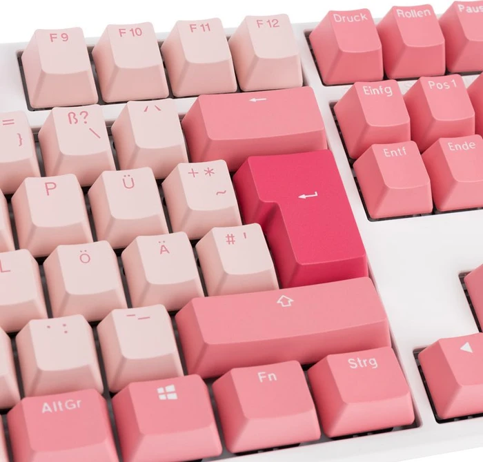 Ducky One 3, Gossamer Pink, MX BLUE, USB, DE