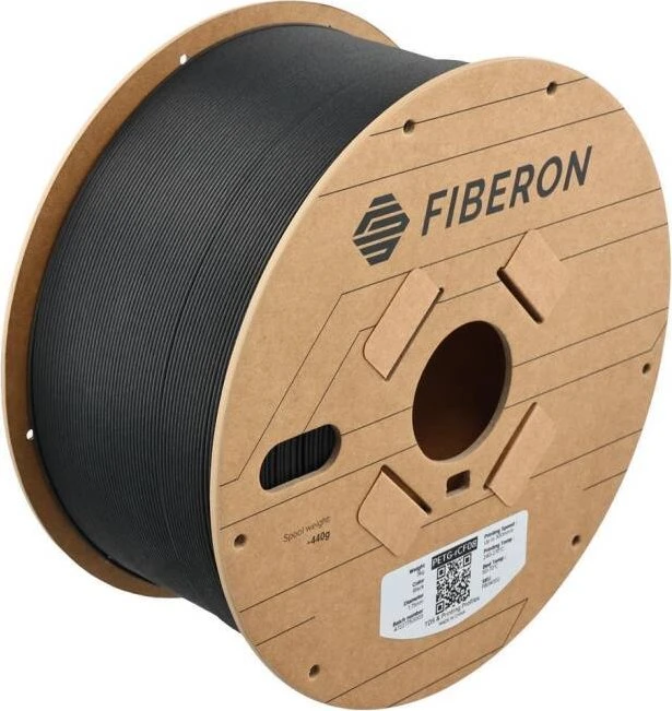 Polymaker Fiberon PETG-rCF08 PETG, schwarz, Spule, 1.75mm, 3.00kg