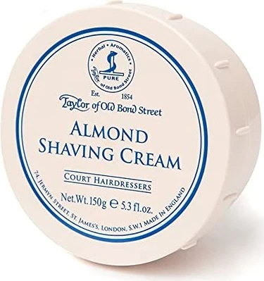 Taylor of Old Bond Street Almond Rasiercreme, 150g