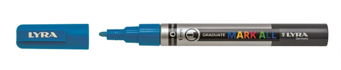 Lyra Graduate Mark All Permanentmarker 1mm hellblau