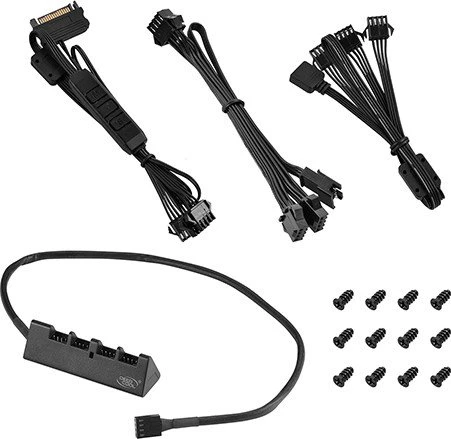DeepCool RF120, LED-Steuerung, Lüftersteuerung, 120mm, 3er-Pack
