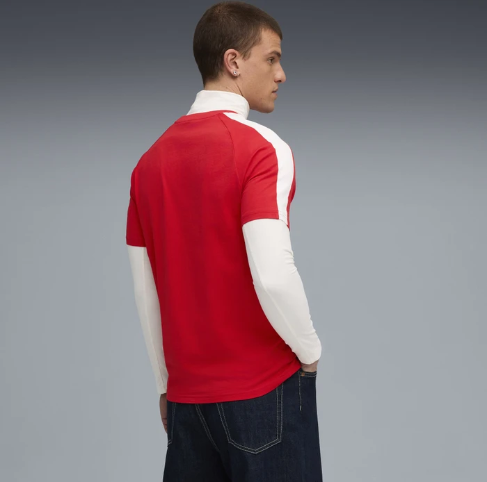 Puma T7 T-Shirt kurzarm for all time red (Herren)