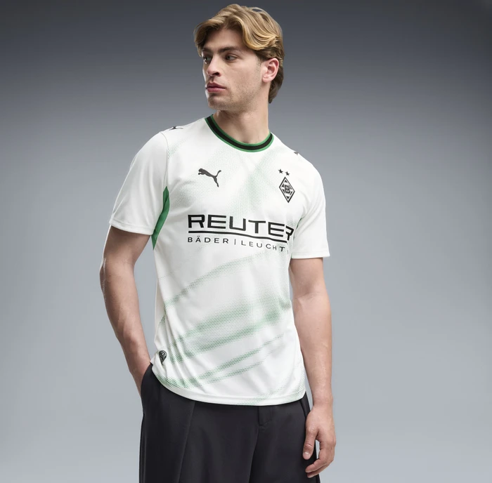 Puma Borussia Mönchengladbach 2026/2027 Heimtrikot kurzarm puma white/archive green (Herren)