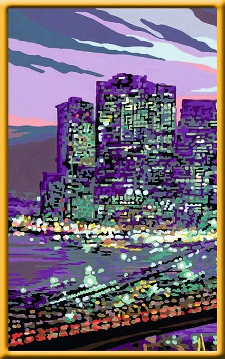 Ravensburger Malen nach Zahlen Skyline von New York