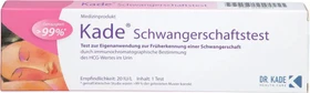 Kade Schwangerschaftstest, 1 Stück