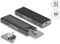 DeLOCK Externes Gehäuse für M.2 NVMe/SATA SSD, USB-C Vorschaubild