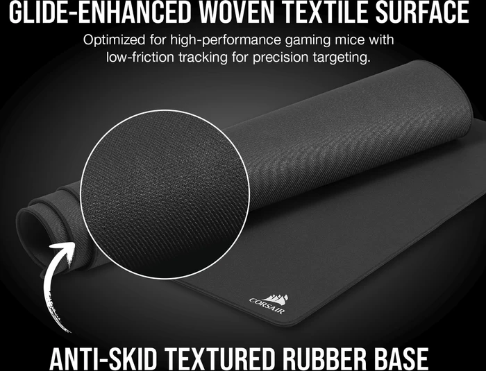 Corsair MM500 Premium Anti-Fray Cloth Gaming Mouse Pad - Extended 3XL