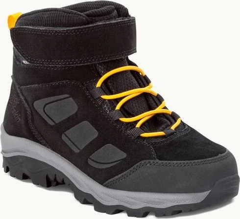 Jack Wolfskin Vojo LT Texapore Mid black/burly yellow XT (Junior)