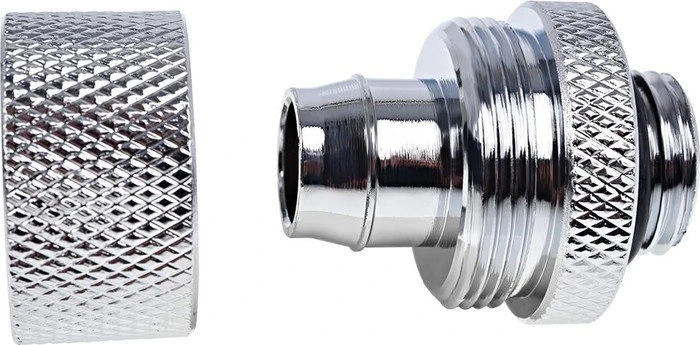 Alphacool Eiszapfen Schlauchanschluss G1/4" auf 16/10mm, 6er-Pack verchromt