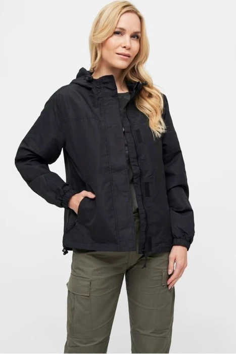 Brandit Windbreaker Summer Frontzip Jacke schwarz (Damen)