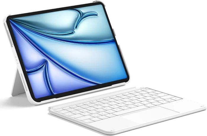 Inateck Ultraleicht Tastatur für iPad Air 6/iPad Air 5/iPad Pro 11", weiß, UK