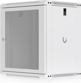 Ubiquiti 12U Rack Cabinet, 19" Wandgehäuse 12HE, Gitternetztür, weiß, 450mm tief