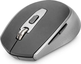 Digitus Wireless Optical Mouse, 6 Tasten, schwarz/grau, USB (DA-20162)