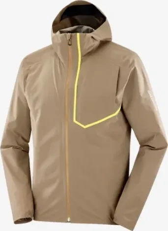 Salomon Bonatti Trail Laufjacke shitake (Herren)