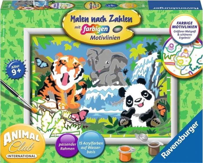 Ravensburger Malen nach Zahlen Im Dschungel