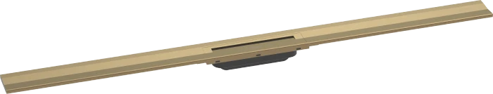 Hansgrohe RainDrain Flex Fertigset Duschrinne 1200 kürzbar zur Wandmontage, brushed bronze