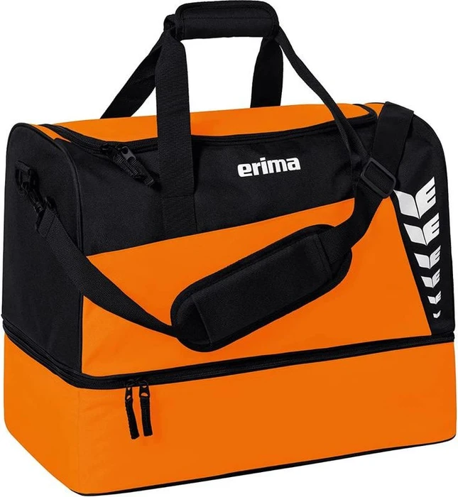 Erima Six Wings Bodenfach M Sporttasche orange/schwarz
