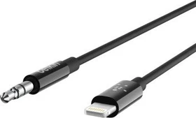 Belkin Adapterkabel 3.5mm-Klinke/Lightning 0.90m schwarz