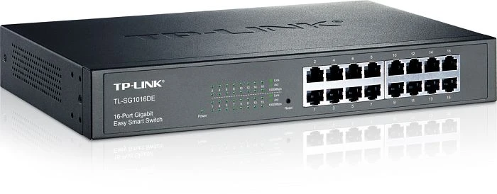 TP-Link TL-SG1016DE Desktop Gigabit Smart Switch, 16x RJ-45