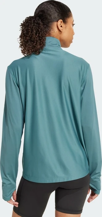 adidas Own The Run Half-Zip Laufshirt langarm preloved teal (Damen)