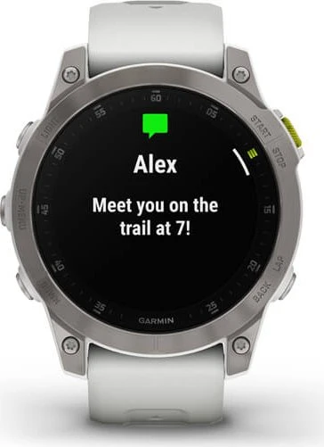 Garmin epix 2 Sapphire white titanium