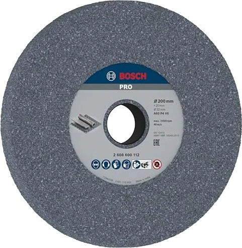 Bosch Professional PRO Metal Schleifscheibe Doppelschleifer, 1 Stück