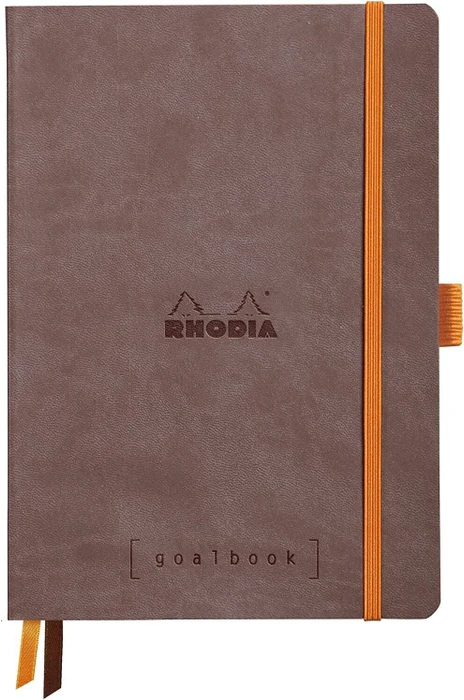 Rhodia Boutique goalbook, A5, punktiert, Softcover, braun, 120 Blatt