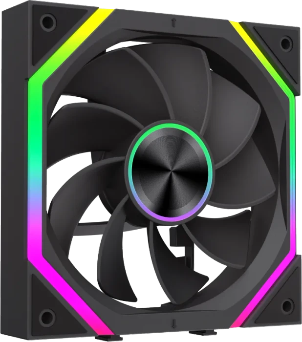 GameMax FN12A-N2 WL-R, schwarz, 120mm, 3er-Pack