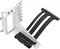 Fractal Design Flex 2 Riser Card Cable, mit vertikaler Grafikkarten-Halterung, gewinkelt, PCIe 4.0, 195mm, weiß/schwarz Vorschaubild