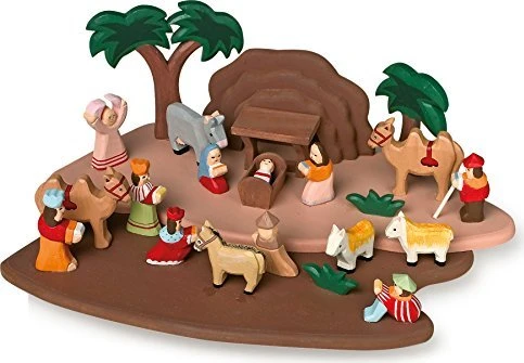 Legler Small Foot Spielset Weihnachtskrippe