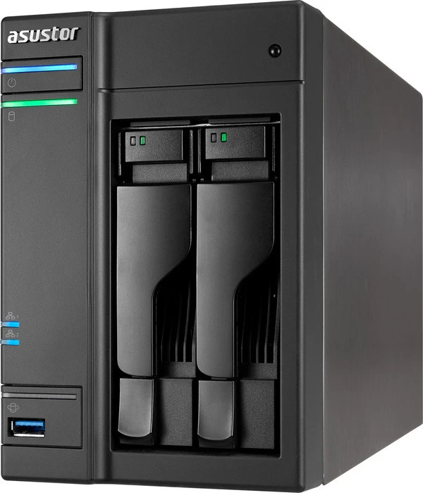 Asustor AS5002T, 1GB RAM, 2x RJ-45 1000Base-T, 3x USB-A 3.0