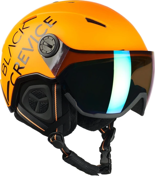 Black Crevice Vail Helm neon orange