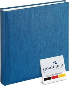 Goldbuch Buch Fotoalbum Summertime 25x25 blau