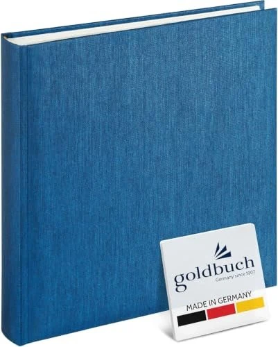 Goldbuch Buch Fotoalbum Summertime 25x25 blau