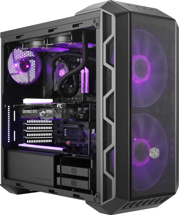 Cooler Master MasterCase H500, grau, Glasfenster