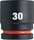 Milwaukee Shockwave Außensechskant Steckschlüssel 3/4", 30x53mm, 1 Stück (4932480368)