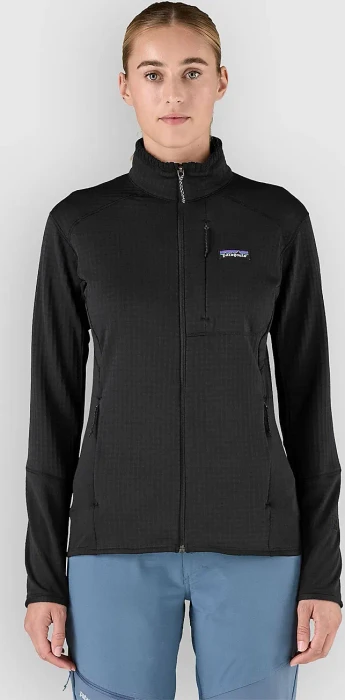Patagonia R1 Fleece Funktionsjacke schwarz (Damen)